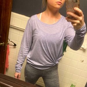 Lululemon open back long sleeve